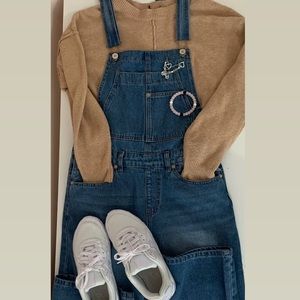 Long Denim Overalls